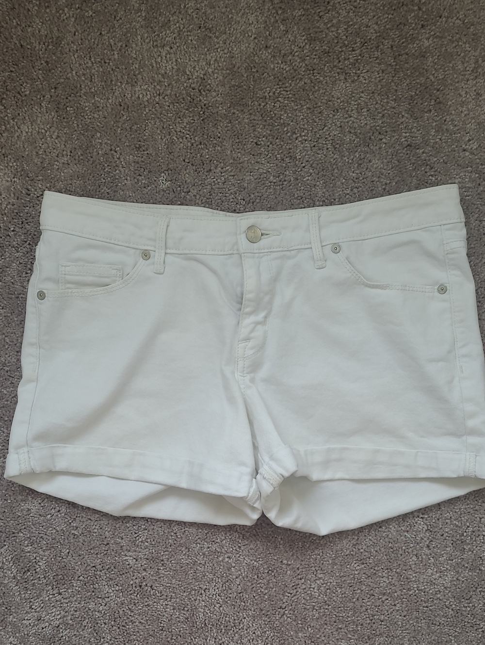 Mossimo Women's White Denim Jean Shorts